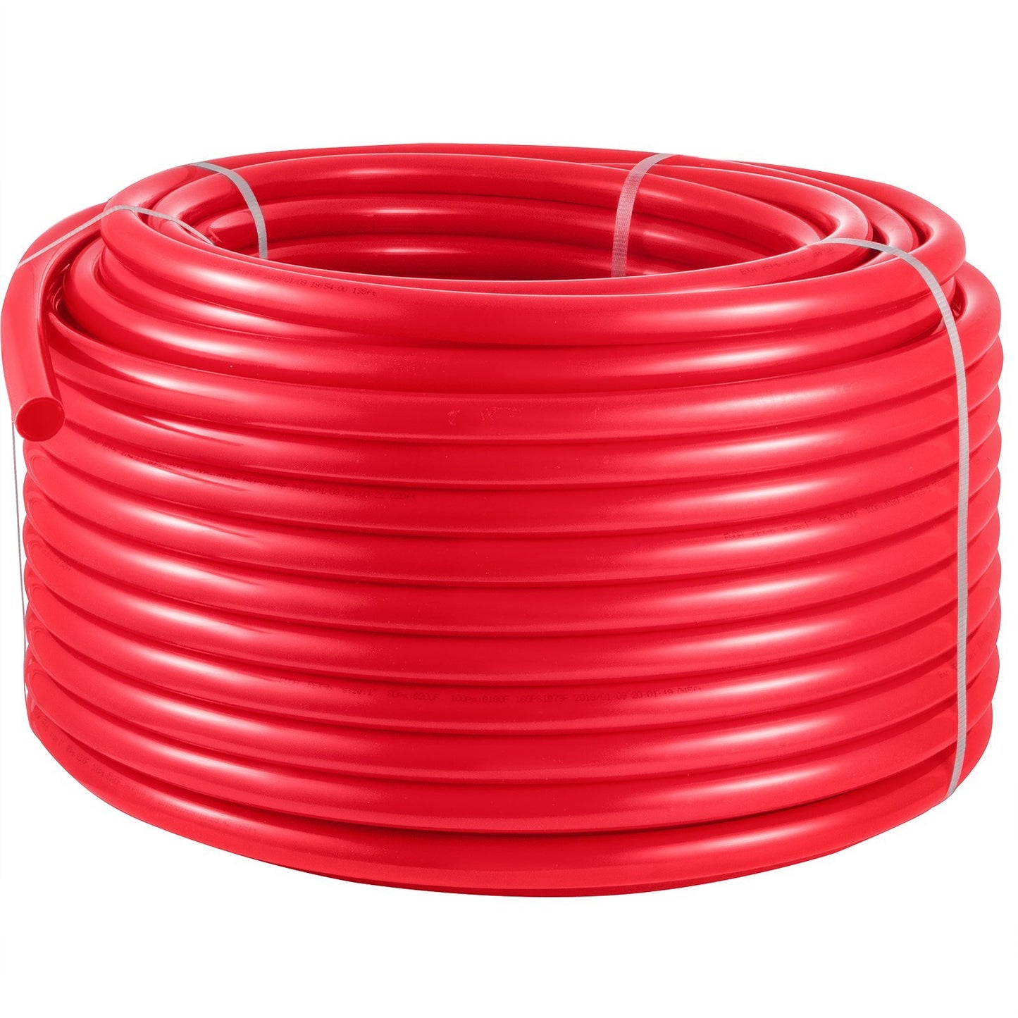 VEVOR 5/8 Inch x 500Ft PEX Tubing Oxygen Barrier O2 EVOH Pex-B Red Radiant Floor Heat Durable Plumbing Flexible for Residential Commercial Radiant Floor Heating Pex Pipe