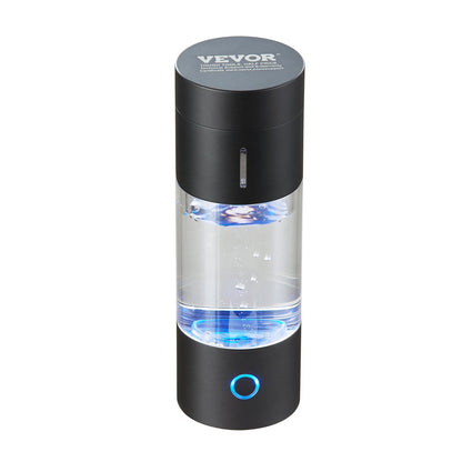 VEVOR Hydrogen Water Bottle Generator, 230 ml / 8.1 oz Capacity Portable Hydrogen Water Maker, SPE Technology Hydrogen Rich Water Ionizer Machine with Nasal Inhalation Tube and Self-Cleaning