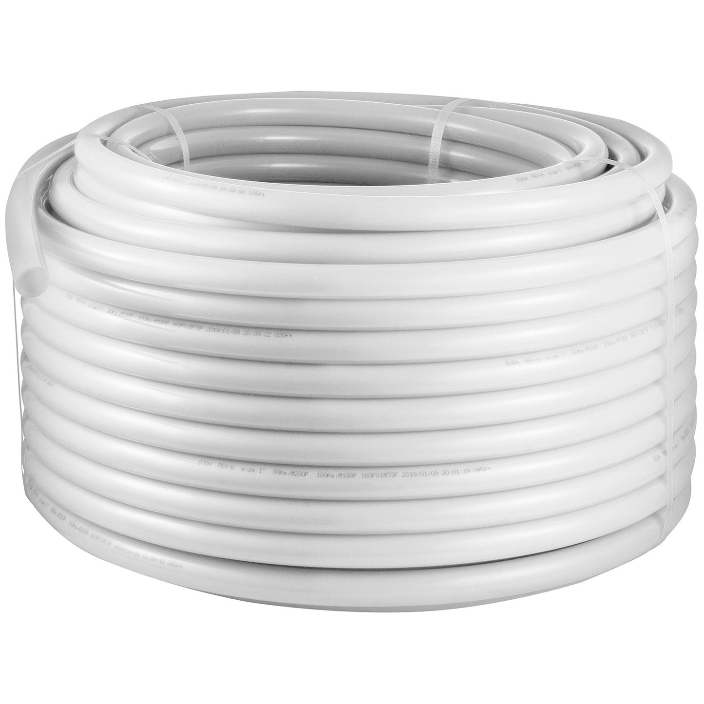 VEVOR Oxygen Non-Barrier PEX Tubing 3/4 Inch 300 Feet Tube Coil - EVOH PEX-B Pipe for Residential Commercial Radiant Floor Heating Pex Pipe