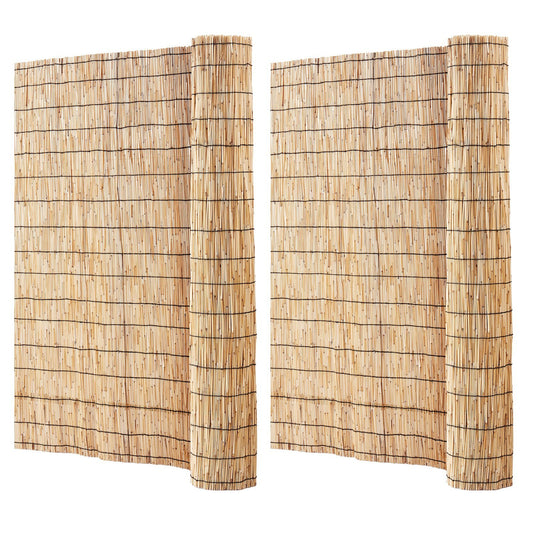 VEVOR 2-Pack Reed Fence Landscaping Privacy Blind Fencing Screen 16.4' x 4'