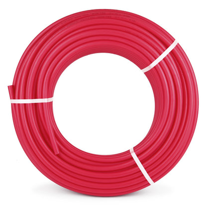 VEVOR 3/4" X 300Ft PEX Tubing Oxygen Barrier O2 EVOH Pex-B Red Hydronic Radiant Floor Heat Heating System Pex Pipe Pex Tube (3/4" O2-Barrier, 300Ft/Red)