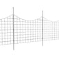 VEVOR Garden Fence, 36.6in(H) x12ft(L) Animal Barrier Fence, Underground Decorative Garden Fencing with 2.5 Inch Spike Spacing, Metal Dog Fence for The Yard and Outdoor Patio, 5 Pack