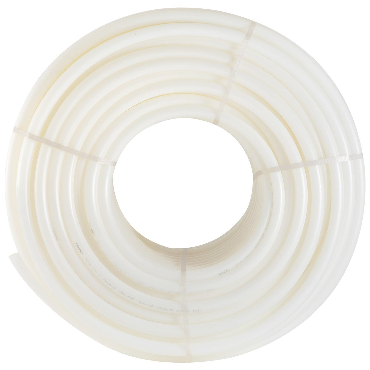 VEVOR PEX Pipe, 1 Inch x 500 FT PEX Tubing, Non Oxygen Barrier White PEX-B Pipe, Flexible PEX Water Line for RV Sewer Hose, Plumbing, Radiant Heating